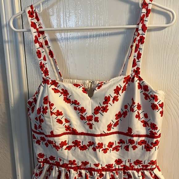 R & K Poppy Red and White Dress Size 12 - Picture 5 of 7